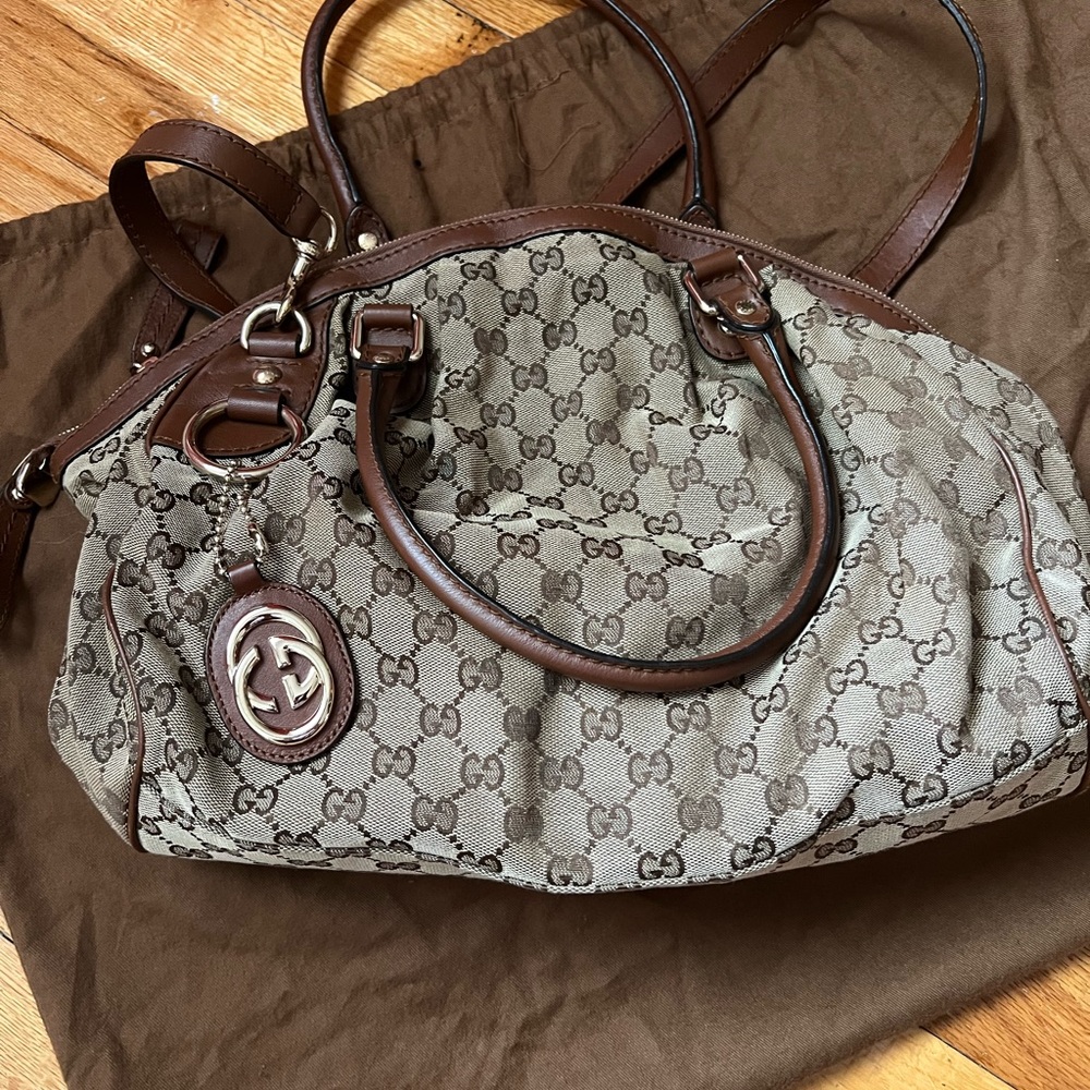 Pre-Owned Gucci Two Way Shoulder Bag